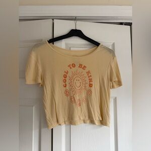 Women's Yellow Graphic Tee